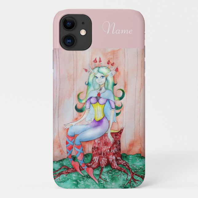 Capa Para iPhone 11 Fantasy Pixie Fairy Thunder_Cove (Verso)