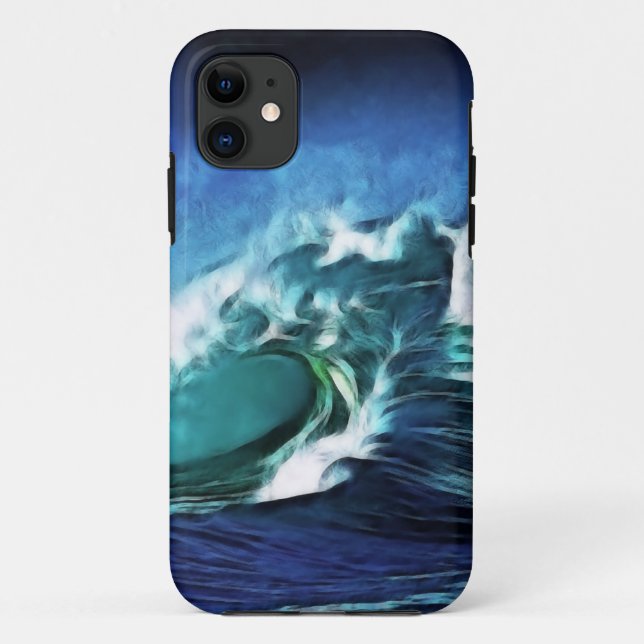 Capa Para iPhone 11 Fantasy Stormy Seas (Verso)