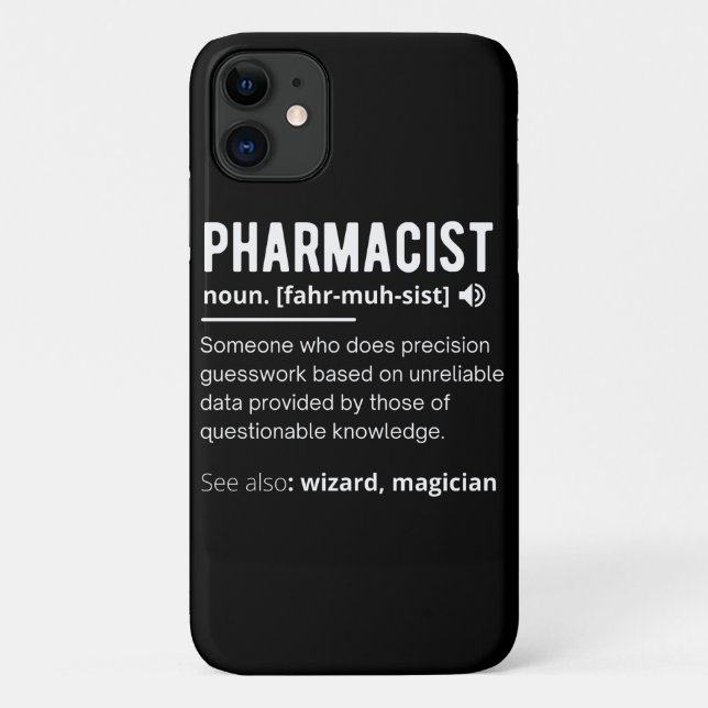 Capa Para iPhone 11 farmacêutico (Verso)