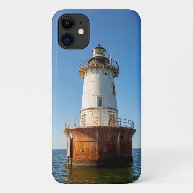 Capa Para iPhone 11 Farol da Ilha Hoopers (Verso)