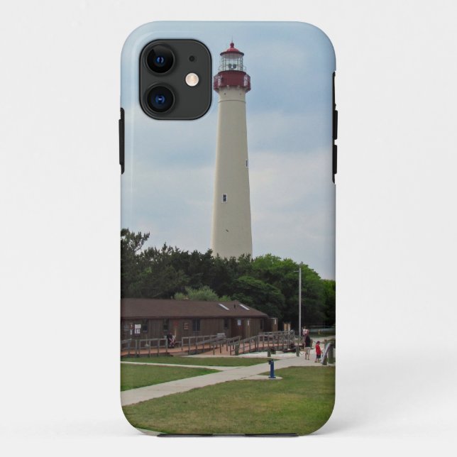 Capa Para iPhone 11 Farol de Cape May (Verso)