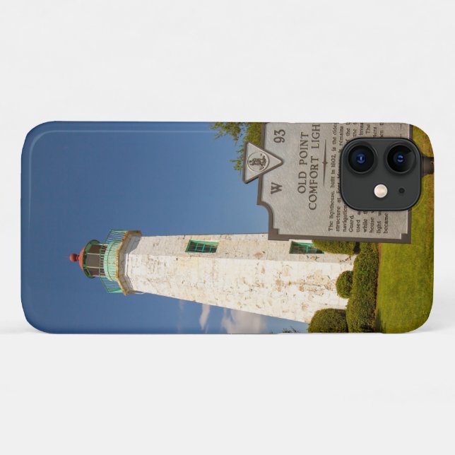 Capa Para iPhone 11 Farol de Conforto de Ponto Antigo (Verso (horizontal))
