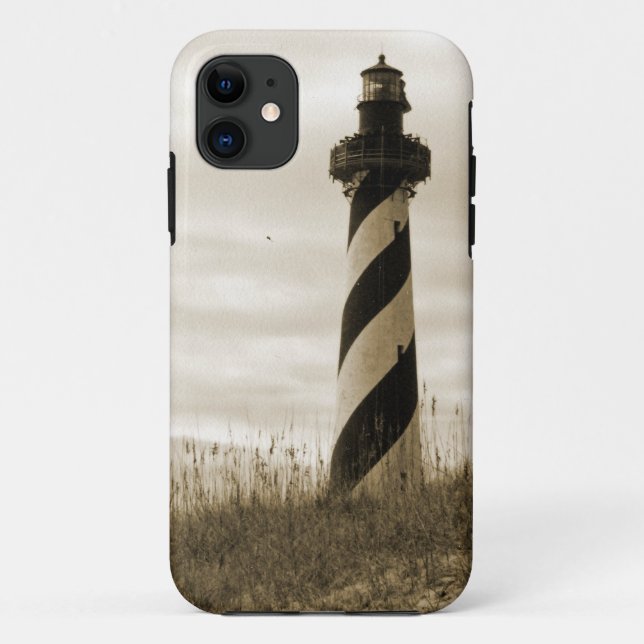 Capa Para iPhone 11 Farol de Hatteras do cabo (Verso)