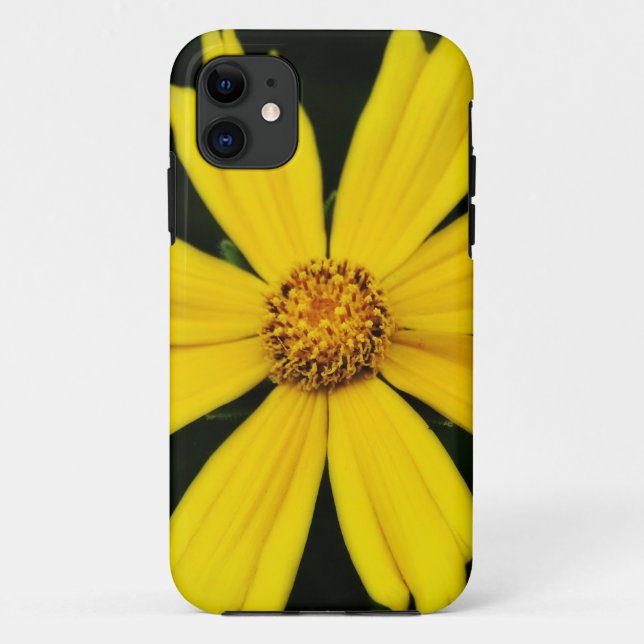 Capa Para iPhone 11 Fechamento do ventilador do Cosmos Amarelo (Verso)