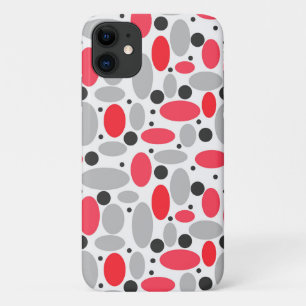 Capa Para iPhone 11 feijão e ervilhas retro cinzas brancas