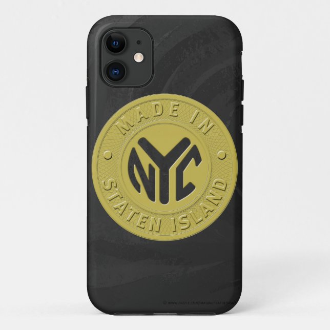 Capa Para iPhone 11 Feito Em Nova York Staten Island (Verso)