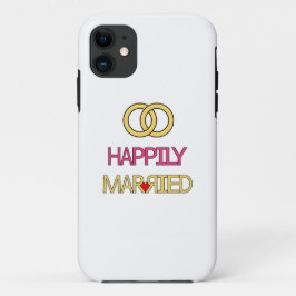 Capa Para iPhone 11 Feliz Casado