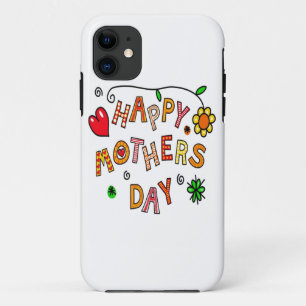 Capa Para iPhone 11 Feliz dia de as mães Colorido
