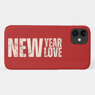 Capa Para iPhone 11 Feliz Dia do ano novo de Citação Novo Amor 2024