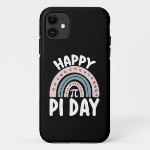 Capa Para iPhone 11 Feliz Dia do Pi Boho Arco-íris Matemática Matemáti