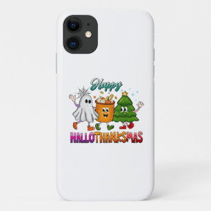 Capa Para iPhone 11 Feliz Hallothanksmas