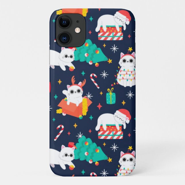 Capa Para iPhone 11 Feliz Natal (Verso)