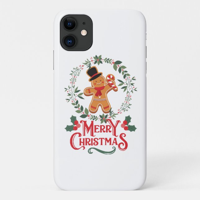 Capa Para iPhone 11 Feliz Natal (Verso)