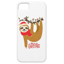 Capa Para iPhone 11 Feliz Natal Sloth | Feriados
