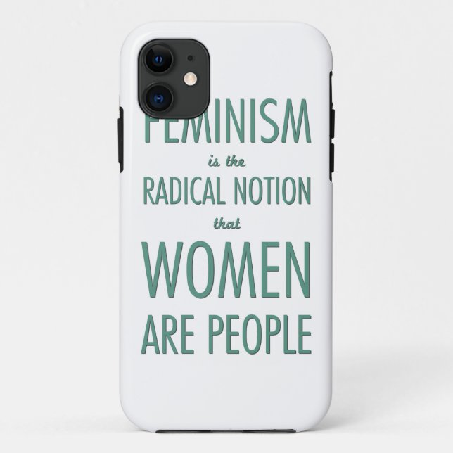 Capa Para iPhone 11 Feminismo: A noção radical que as mulheres são (Verso)
