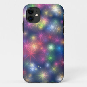Capa Para iPhone 11 Festa de Ano Novo Estrelas Brilhantes
