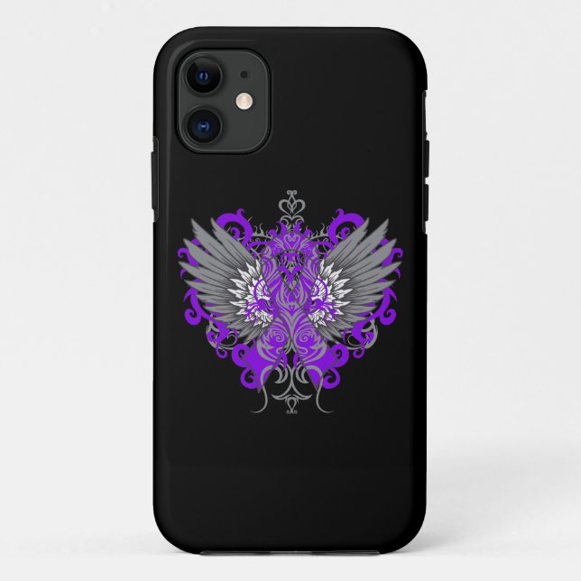 Capa Para iPhone 11 Fibrose Cística Legal Asas (Verso)