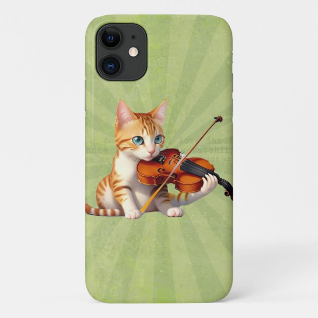 Capa Para iPhone 11  Fidel Kitty (Verso)