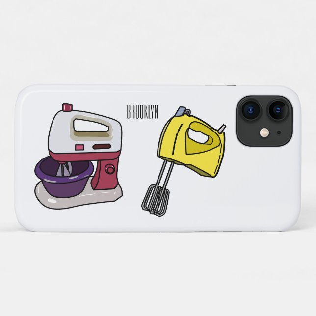 Capa Para iPhone 11 Figura de desenho animado do Mixer (Verso (horizontal))