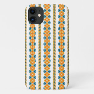 Capa Para iPhone 11 fileiras de círculos anos 70