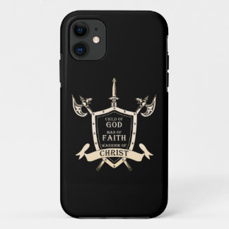 Capa Para iPhone 11 Filho de DEUS - Homem de FÉ - Guerreiro do CRISTO