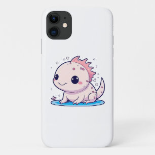 Capa Para iPhone 11 filósofo axolote fofo