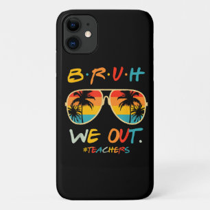 Capa Para iPhone 11 Fim Bonito Do Ano Escolar Professor Summer Bruh Nó