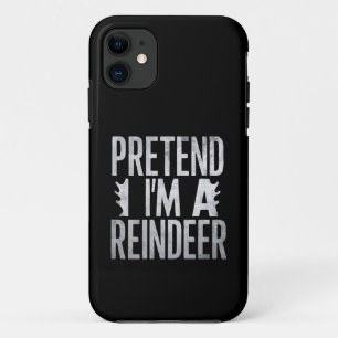 Capa Para iPhone 11 Fingir-lhe uma fantasia de Natal de Reindeer