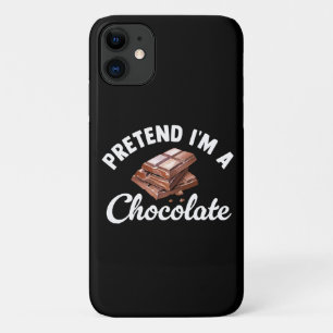Capa Para iPhone 11 Finja que sou uma barra de chocolate