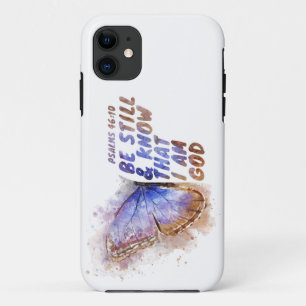 Capa Para iPhone 11 Fique E Saiba Que Eu Sou Deus: Borboleta feminina 