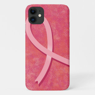 Capa Para iPhone 11 Fita de Consciência do Cancer da Mama