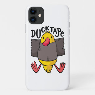 Capa Para iPhone 11 Fita de Pato Engraçado