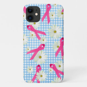 Capa Para iPhone 11 Fita rosa de consciência do Cancer da mama