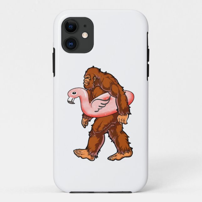Capa Para iPhone 11 Flamingo Bigfoot (Verso)