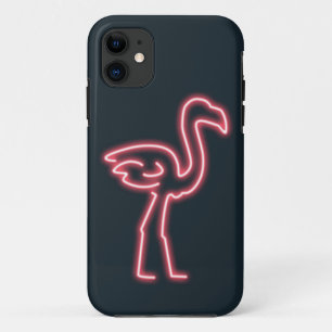 Capa Para iPhone 11 Flamingo no Rosa Neon