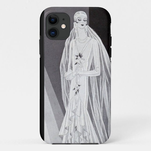 Capa Para iPhone 11 Flapper Bride (Verso)