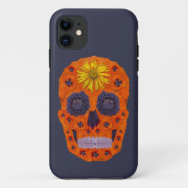 Capa Para iPhone 11 Flor - Caveira 1