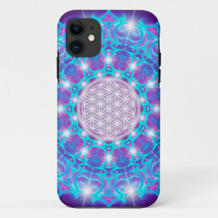 Capa Para iPhone 11 FLOR DA LIFE/Blume des Lebens Estrelas Mandala