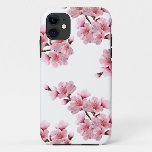 Capa Para iPhone 11 Flor de cereja (Verso)
