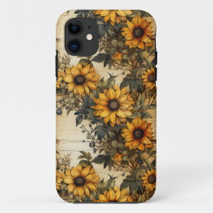Capa Para iPhone 11 Flor de Chique de Girassol, na Rússia
