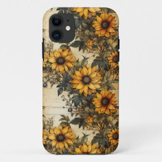 Capa Para iPhone 11 Flor de Chique de Girassol, na Rússia