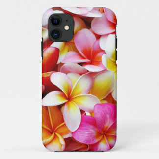 Capa Para iPhone 11 Flor de Havaí do Frangipani do Plumeria