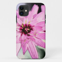 Flor de margarida rosa. Arte fotográfica floral.