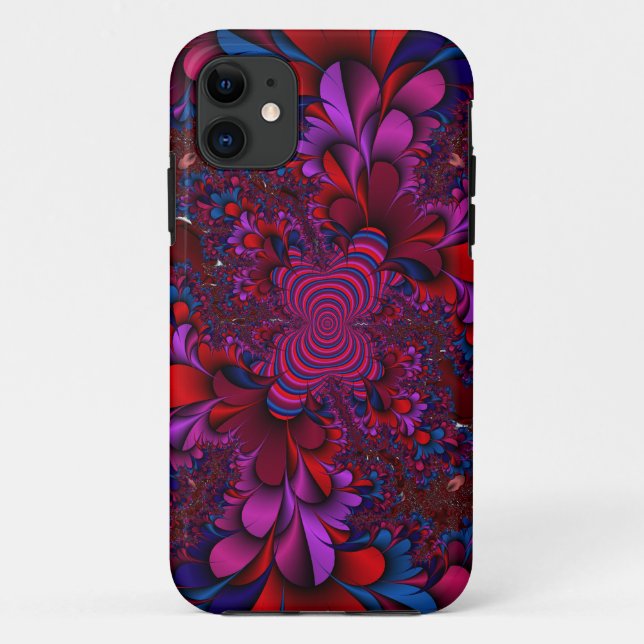 Capa Para iPhone 11 Flor mágica (Verso)