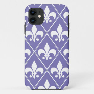 Capa Para iPhone 11 Flor Roxo de Lis