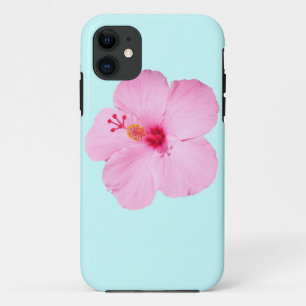 Capa Para iPhone 11 Flor Tropical de Hibiscus Rosa