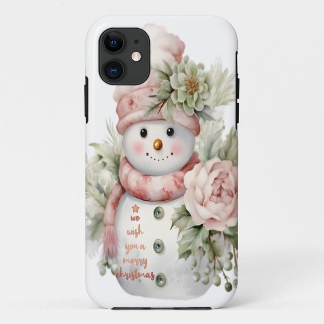 Capa Para iPhone 11 Flor Winter (Verso)