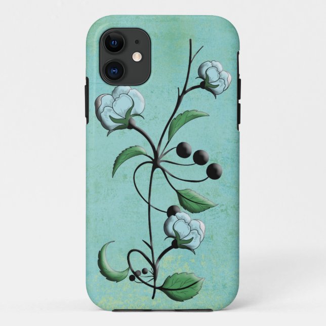 Capa Para iPhone 11 Florais Modernos (Verso)