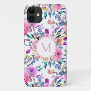 Capa Para iPhone 11 Floral Bonito Personalizado