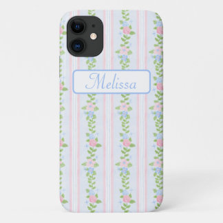 Capa Para iPhone 11 Floral de pré-disquete personalizado